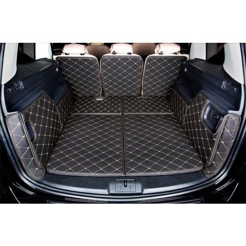 Top quality! Custom car trunk mats for Seat Alhambra 7 seats 2019-2017 waterproof boot carpets cargo liner mat for Alhambra 2017