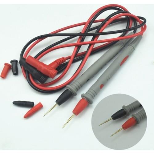 1 Pair 1000V 20A Tester Pen Banana Plug Wire Cable Probe Thin Needle Test Probes Leads Pin for Digital Multimeters Meter