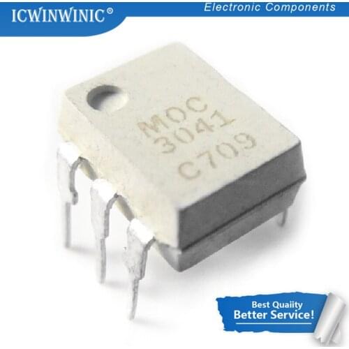 10piece MOC3041 DIP6 DIP Optocoupler new original In Stock