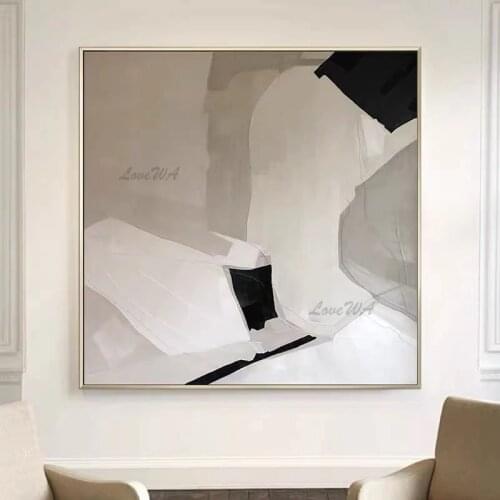 100% Hand Painted Abstract Flowers Art Oil Painting On Canvas Wall Art Wall Adornment Pictures Painting For Live Room Home Decor