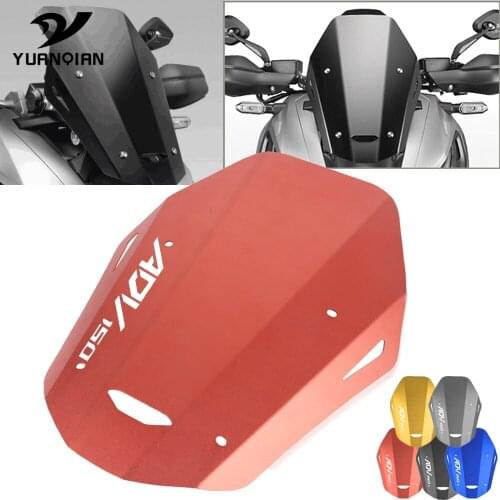 ADV150 2019 2020 Motorcycle Windshield Windscreen Aluminum Kit Deflector Fits For Honda ADV150 ADV 150 2019-2020 Accessories