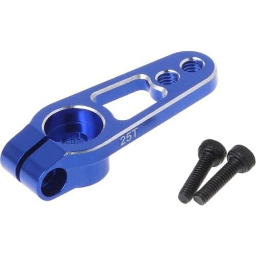 Aluminum 25T Servo Horn Arms 25 Teeth Spline M3 Clamp Steering for Futaba Savox Power Motors D4 RC Drift Car Parts