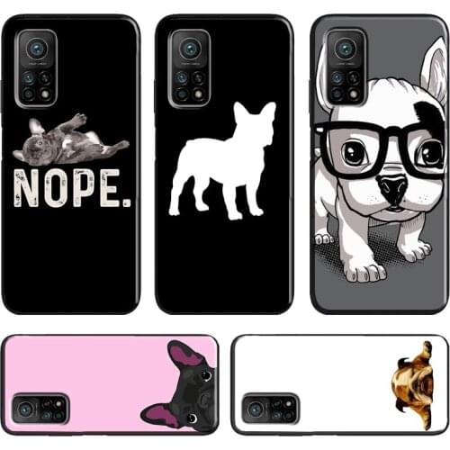 French Bulldog Art For Xiaomi Mi 10T Pro Mi Note 10 Lite Mi 11 Ultra Case For POCO M3 Pro F3 F2 X3 Pro Cover