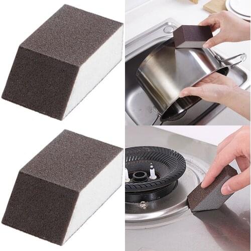 Glass Alumina Cleaning Brush Strong Washing Sponge Magic Sponge Pan Pot Bowl 1PC Window Dish Emery Cleaner Tools Kitchen Tools