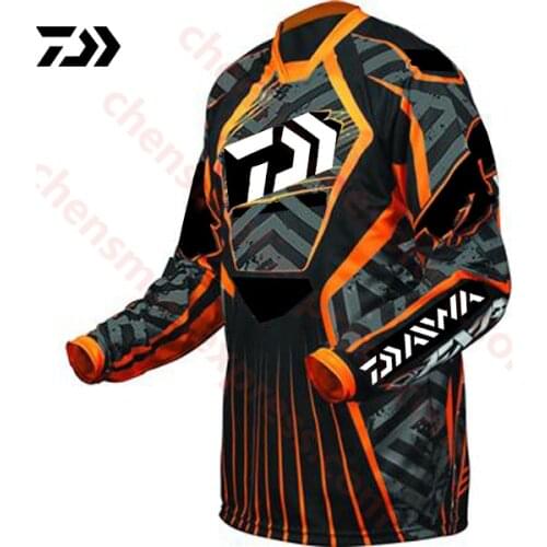 2019 New DAIWA Quick Drying Fishing Clothing Long Sleeve Sunscreen Anti-uv Breathable Summer Fishing Shirt Autumn Fishing Jersey