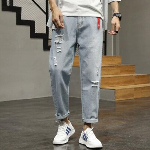 FMLEVANDER Loose Jeans For Men