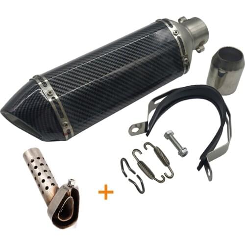 35-51mm Motorcycle Scooter ATV Exhaust Muffler Pipe Escape Moto for Honda CBR250 CB400 YZF FZ400 Z750 NINJA TMAX530