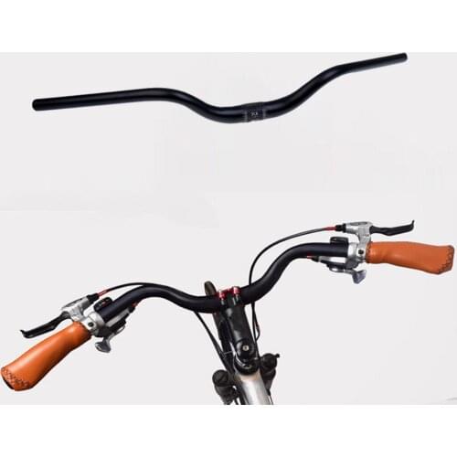 MTB Bike Bicycle Handlebar Riser Bar Retro Ladies Handlebar 31.8x660mm Black