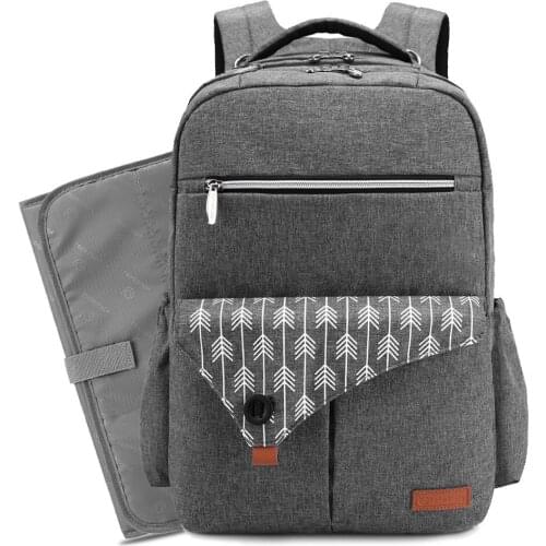 Hot Selling Diaper Bag Multi-functional Large-Volume-Style MOTHERS Bag Nursing Lightweight Mommy Bag Unisex DADDYS Backpack