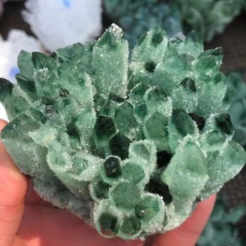 Hot weather crystal clusters, processed from chrysanthemum yellow minerals