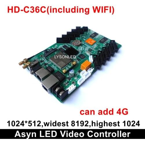 Huidu HD-C35 HD-C35C Asynchronous RGB LED Video Display Card High Performance Work with HD-R512 Receiving