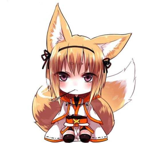 Creative Fine Decal Anime Girl Motorcycle Car Decals Bumper Window Stickers Waterproof Sunscreen Scratch-Proof Sticker Kk13*10cm