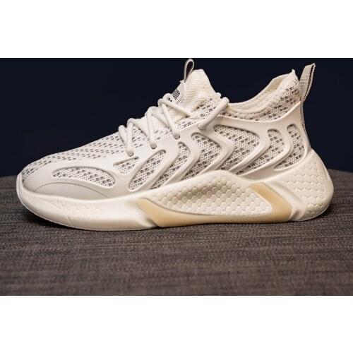 Womens shoes autumn new running casual low-top shoes old shoes sports non-slip flying woven breathable vulcanized shoes