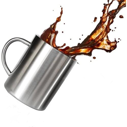 Premium Stainless Steel Water Mugs Double Wall Coffee Juice Drinking Children Kids Toddlers Home and Outdoor Use