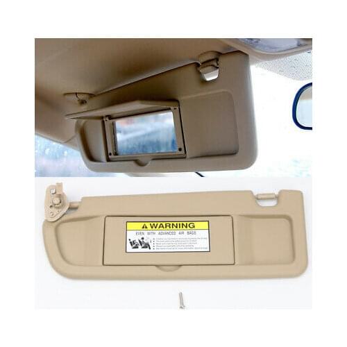 Left Driver Side Tan Sun Visor For Honda Civic 2006 - 2008