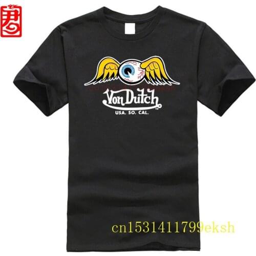 VON van DUTCH T-SHIRT Summer mens printed short-sleeved T-shirt top High quality mens T-shirt fashion summer T-shirt