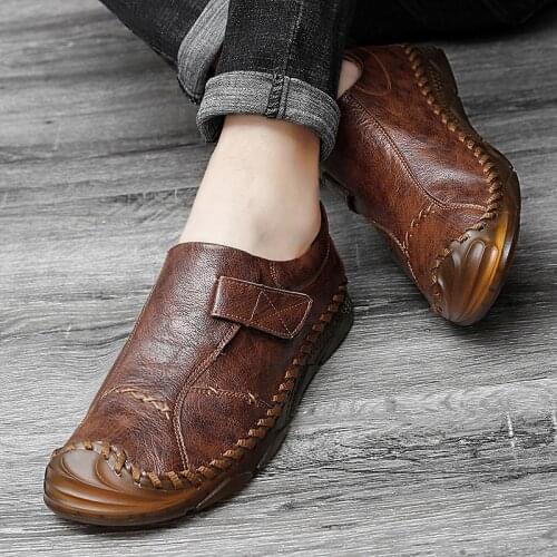 Sapatos genuine genuino masculino soulier lather formal summer mens uomo leather winter shark homme sports couro sapato hombre