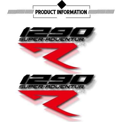 New 12X motorcycle bicycle wheel stickers reflective waterproof tank decals logo for KTM 1290 super adventure r