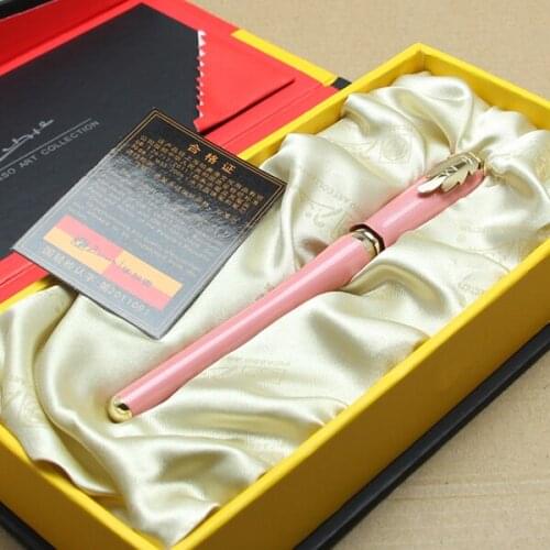 Picasso 986 Fountain Pen Young Girl Pink Iridium Pimio Fountain Pen Financial Pen Girls Smooth Writing Pens New