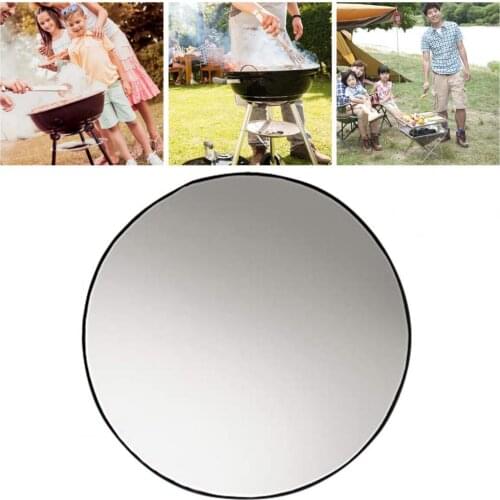 Portable Fire Pit Mat Great Fire Resistant Grilling Fire Pit Mat Supplies Fiber-glass Fire Pit Pad Multifunctional for Camping