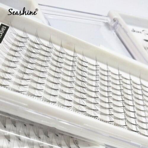 Seashine Handmade Luxury Lash Premade Volume Lash Fans 5D Volume Fans Semi Permanent Individual Eyelash Extensions Free Shipping