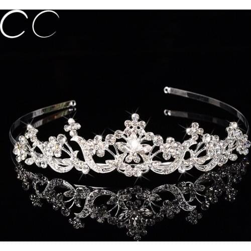 Luxurious Queen Rhinestone Crystal Crown Tiara For Women Bridal Wedding Hair Jewelry Wedding Hair Bijoux Gift Accessories F017