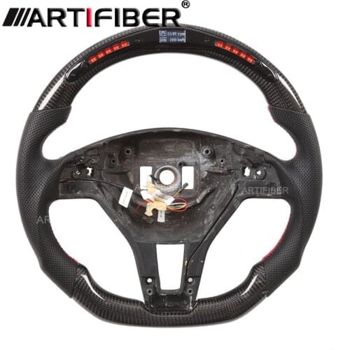 LED Display Steering Wheel for Mercedes Benz GLA GLK CLA CLS SL AMG E C Class X156 X204 C117 X117