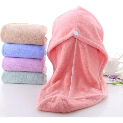 Shower Cap Magic Microfiber Hair Quick Drying Dryer Towel Bath Wrap Cap Quick Hat Turban Dry shower cap hair bonnet