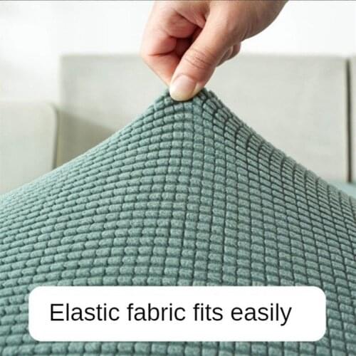 High quality 1/2/3 seat replaceable sofa elastic cushion cover fabric washable non-slip thick removable simple sofa cover