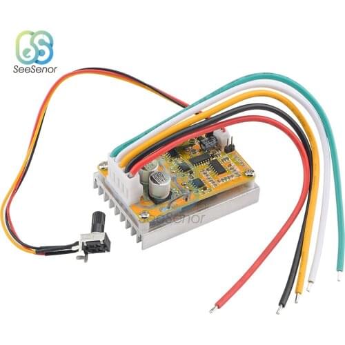 DC 5-36V 350W BLDC Three-Phase DC Brushless Without Hall Motor Controller Sensorless Brushless Motor Driver