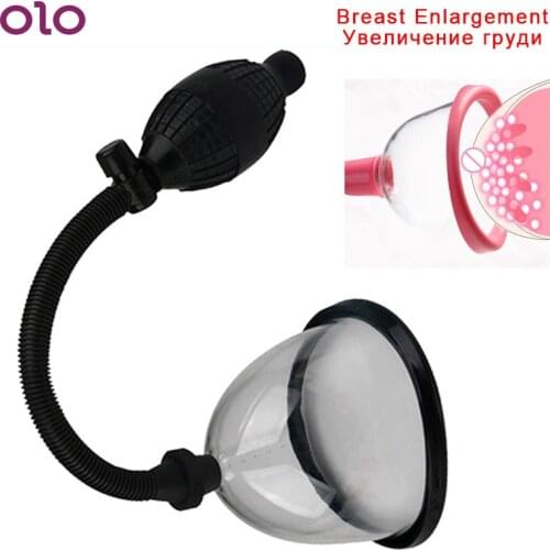 Breast Vacuum Enlargement Pump Cup Nipple Sucker Clitoris Stimulator Female Breasts Enhancer Massager Sex Toys for Women