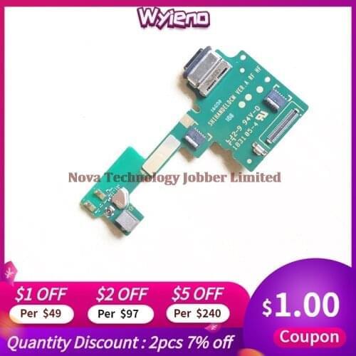 Wyieno 8" For Huawei Waterplay 8 Charger Port Board USB Charging Connector Flex Cable Microphone Mic Plug Parts + Tracking