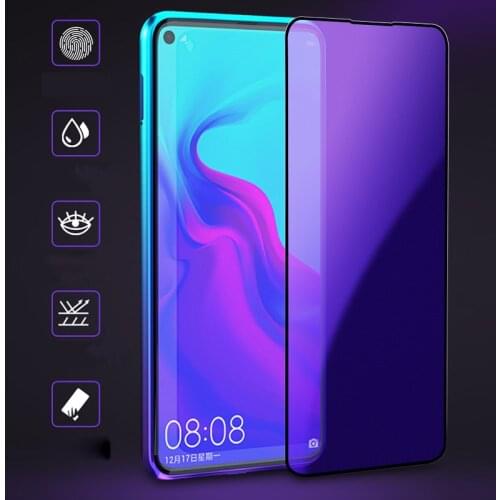 For Huawei Honor 8X Max 8C 8S 8A Tempered Glass Anti-Blue Purple Light Screen Protector For Honor 20 Pro 20Pro Protective Glass