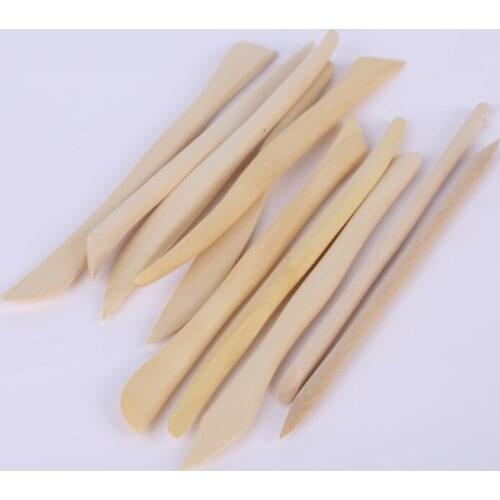 10pcs Fine Wood Clay Ceramic Tool DIY Clay Craft Hand Tools Carving Kit Sculpture Modelling Set