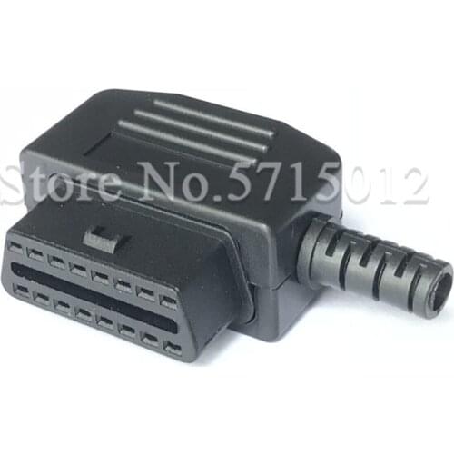 16 Hole Automotive OBD2 OBDII Connector Auto OBD Test Diagnostic Plug