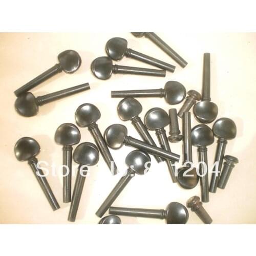 2 sets Violin pegs(8 pcs) with 2 pcs Violin ebony end pin all in 4/4 size