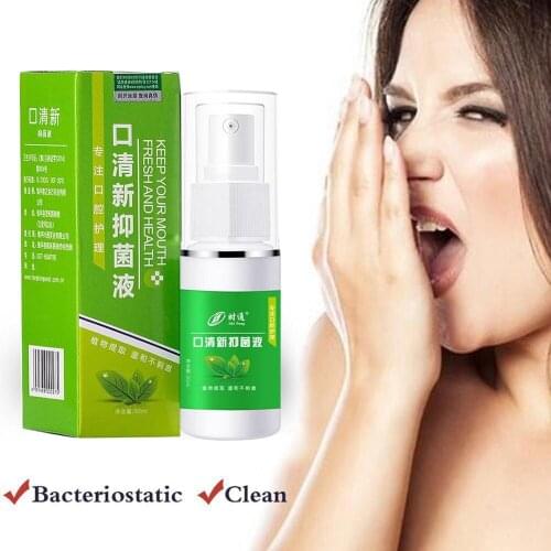 30g Mouth Freshener Mouth Spray Oral Odor Treatment Spray Refresher Fresh Breath Remove Bad Breath Smoke Health Care Products