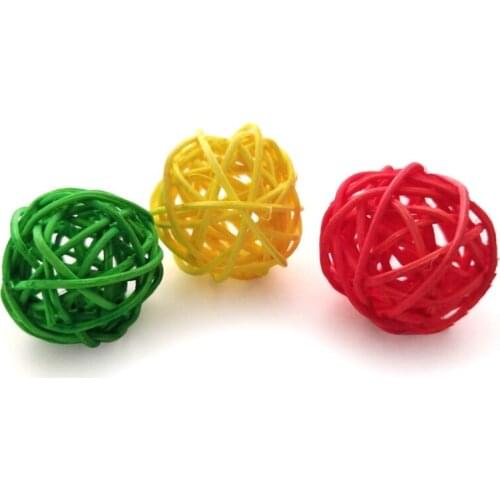 4 Pcs Bird Toys Set with Wooden Block Puzzle Parrot Training Basketball Swing 87HA