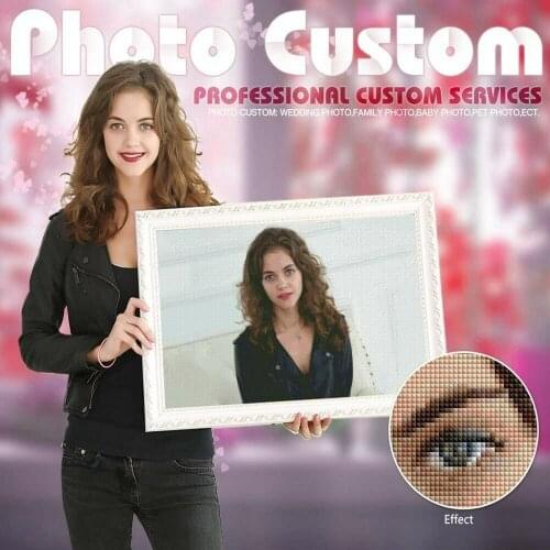 Photo Custom Diy 5d Diamond Embroidery Diamond Painting Custom Picture Full Square Diamond Mosaic By Photo Home Decor