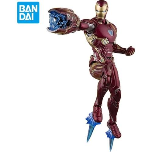 Bandai Marvel Iron Man Avengers: Infinity War Mk50 Ironman Mark Gauntlet S.h.figuarts Action Figurnie Collection Model Kids Toys