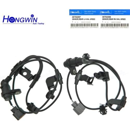 4670A597 4670A598 Rear Left Right Wheel Speed ABS Sensor For Mitsubishi Triton L200 Pajero Montero Sport Challenger Nativa 2011