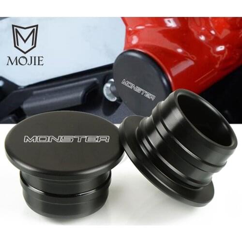 For Ducati MONSTER 797 2017-2018 Motorcycle Accessories Frame Plug Kit Hole Cover Decor Decoration Swing Arm Hole Caps Set