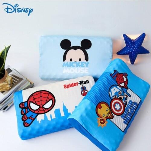 Hot Disney 6-18Years Child Cotton Pillow High Quality Pillow Soft breathable 100%Natural Latex Pillow For teens Unisex Authentic