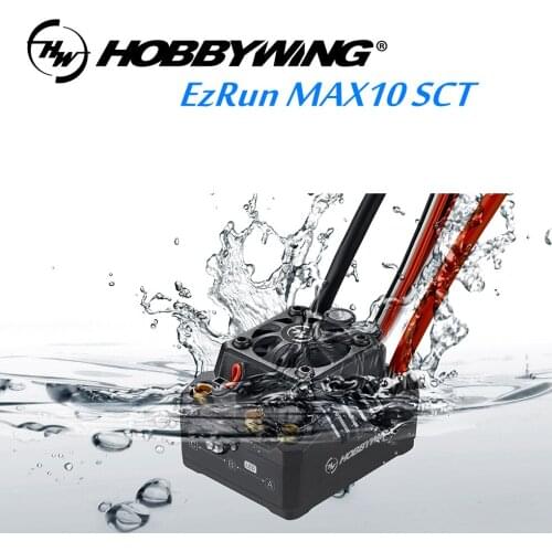 Hobbywing EZRUN Max10 SCT 120A ESC Waterproof Brushless ESC 1/10 SCT For RC Hobby Truck