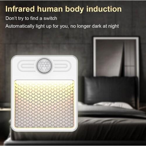 Induction LED Cabinet Light Night Light Stair Light With Human Motion Sensor 2700K-6000K 30Lm 5V Home Indoor Lighting