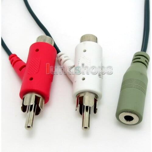 LN003424 3.5mm RCA Female Jack Cable for Turtle Beach X12 PX21 P11 X11 X3 X31 PX3 headphone Headset