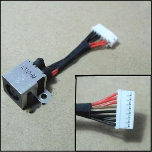 Laptop DC Power Cable DC Jack Charging Connector Plug Port Connector Wire Cord For Dell Inspiron 17R 5720 7720 15R N7720
