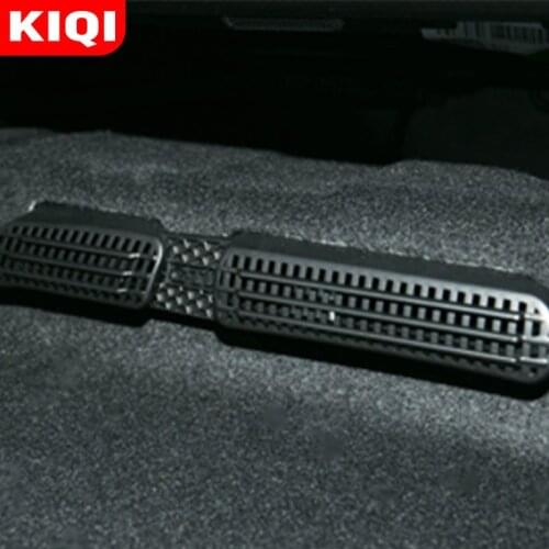 2Pcs Car Air Conditioner Cover for Volkswagen VW Tiguan Mk2 Allspace 2016-2019 Under Rear Seat Seat Air Vent Duct Outlet Shell