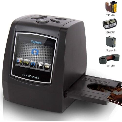 MINI 5MP 35mm Negative Film Scanner Negative Slide Photo film Converts USB Cable LCD Slide 2.4" TFT for Picture