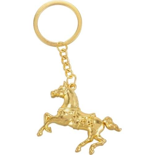 DIY Fashion Horse Key Chain Car Keychain Ring Keyfob Zinc Alloy Keyring